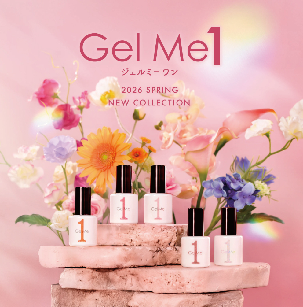 【あべのキューズモール店】ジェルミーワン春の新色ジェルネイル 