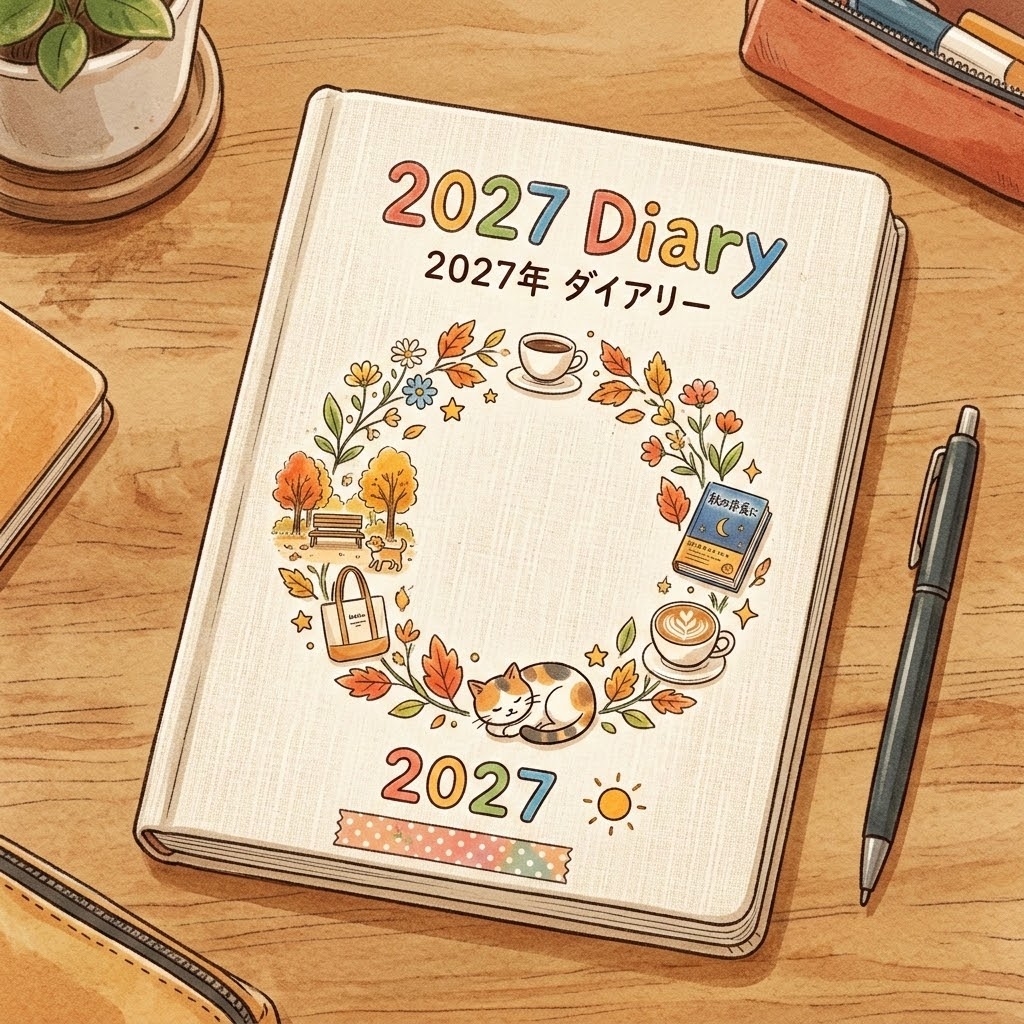 【あまがさき店】2027年ダイアリーはじめました！