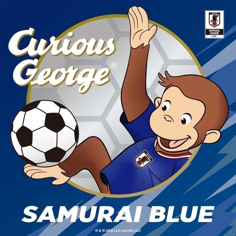【ららぽーと富士見店】おさるのジョージ とサッカー日本代表を盛り上げよう