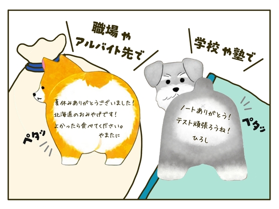 職場や学校で。コーギーシュナウザー.JPG