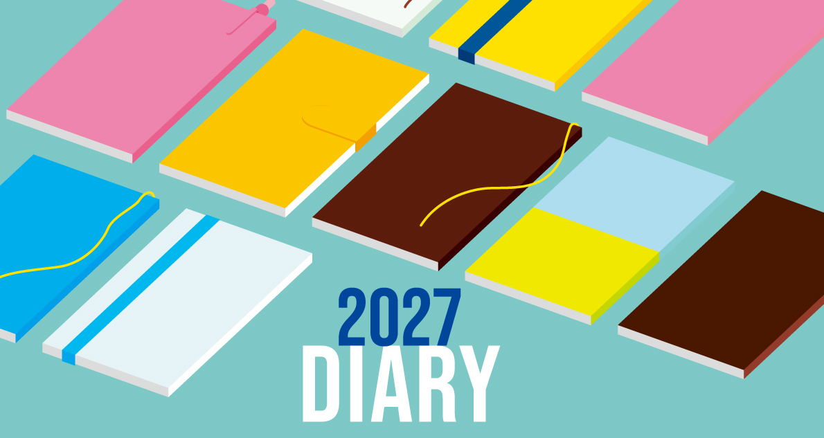 【イオンモール広島府中店】2027年の手帳が続々入荷！