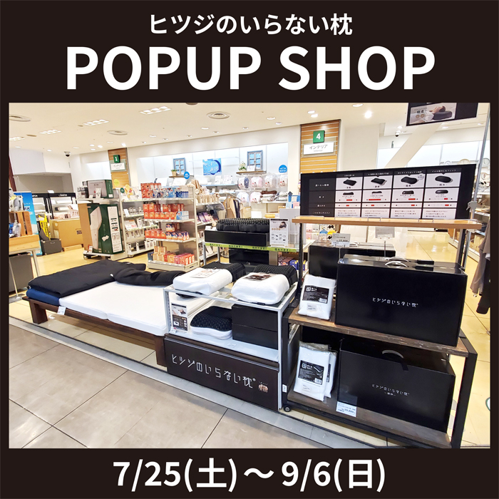 【柏店】ヒツジのいらない枕　POPUP SHOP