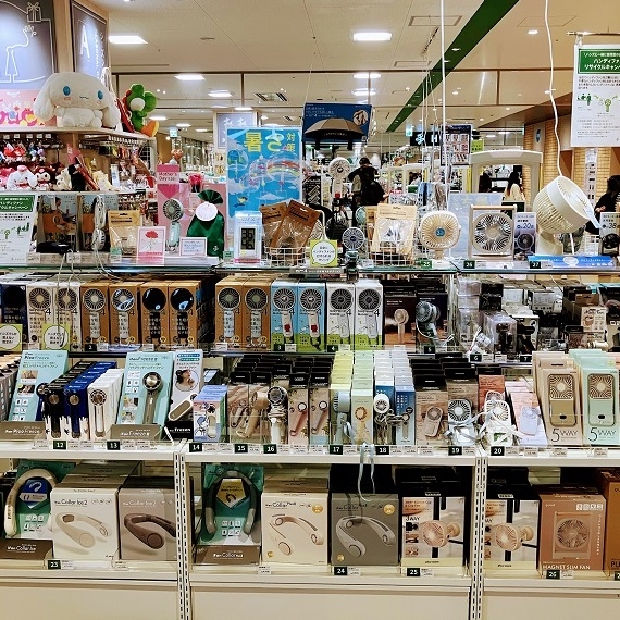  【ミナモア広島店】ハンディファンで暑さを吹き飛ばそう