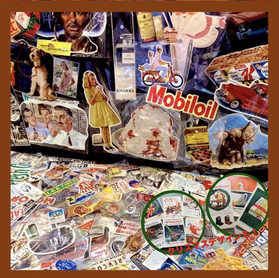 予告【仙台店】アンティークシール&ポスターバイキング！　～クリスマスデザインもあるよ！～