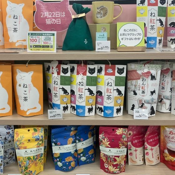 【新宿店/7F】2月22日はねこの日です！ねこ好きのあの人に美味しいお茶とマグカップギフトはいかがですか？