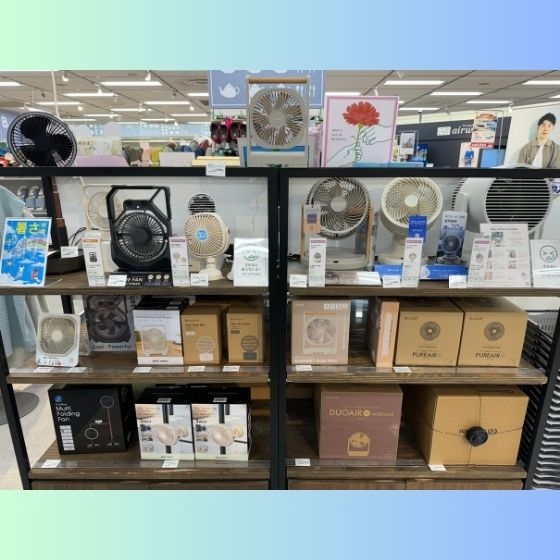 【新宿店/7F】あれば快適！コンパクトサイズの扇風機